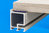 Blockrahmen Profil 440-004 ESK-X7.1 für außen / Silber matt / 8 Stangen je 3 m
