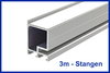 Blockrahmen Profil 440-004 ESK 2,0 für innen / Silber matt / 8 Stangen je 3 m